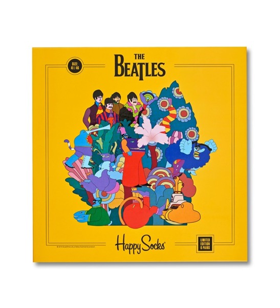 Giftbox LP (6-pak) skarpetki The Beatles x Happy Socks XBEA10-2000